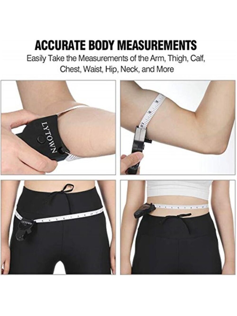 Body Measuring Tape Retractable Soft Tape Measure Sewing Tailor Ruler - Picture 3 of 6